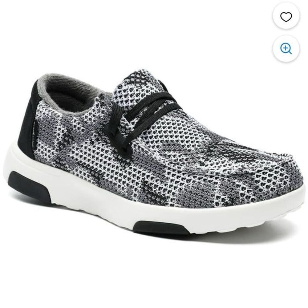 Orthocomfort Women's Slip On Shoes with Arch Support Black White Size 11